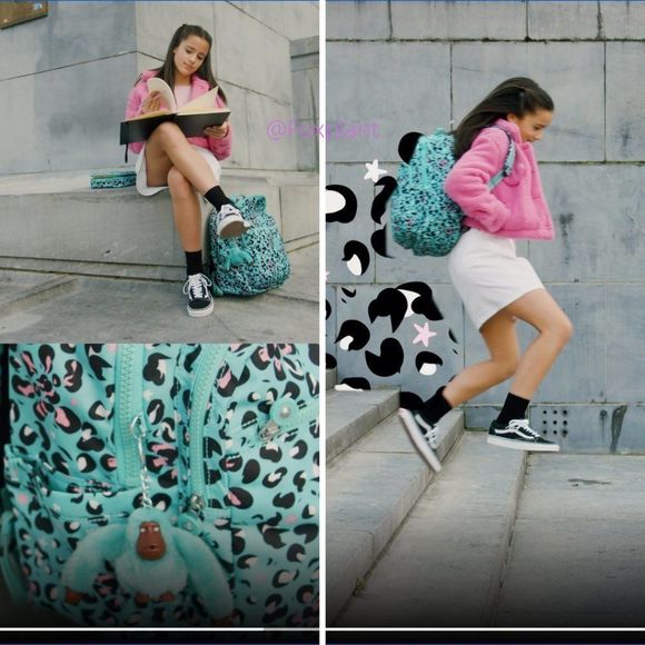 NWT Kipling Seoul Large  Printed 15" Laptop Backpack - Picture 3 of 16